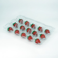 Disposable PET clear fruit plastic fruit punnets fruit clamshell